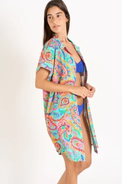 Livia CHEMISE PALACA COTPRASLIN Bleu Best