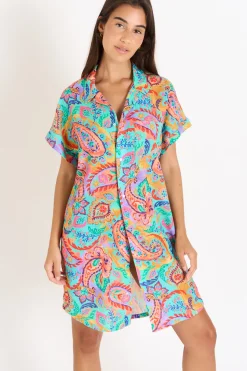 Livia CHEMISE PALACA COTPRASLIN Bleu Best