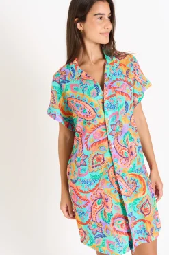 Livia CHEMISE PALACA COTPRASLIN Bleu Best