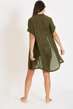 Livia CHEMISE PALACA SOLOBEACH Kaki Best