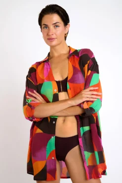 Livia CHEMISE SARAH PIGOVOIL Multicolore New