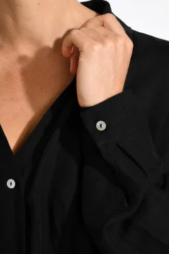 Livia CHEMISE AMANDINE ALAGOA Noir Discount