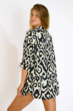 Livia CHEMISE SARAH LIMANIA Noir Hot