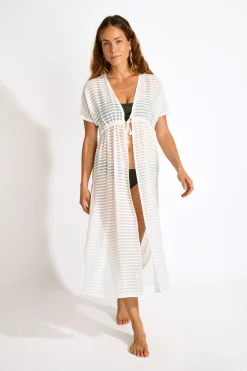 Livia Kimono LIZAE PINEDE Blanc Best