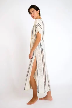 Livia Kimono LIZAE MAYBOURNE Ecru Outlet