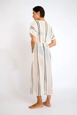 Livia Kimono LIZAE MAYBOURNE Ecru Outlet