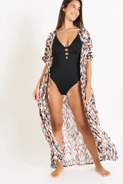 Livia Kimono LIZAE VOILBANGKA Marron