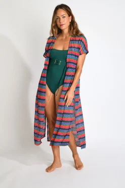 Livia Kimono LIZAE FIGUERAL Rose Clearance