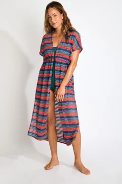 Livia Kimono LIZAE FIGUERAL Rose Clearance