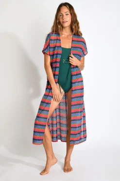 Livia Kimono LIZAE FIGUERAL Rose Clearance