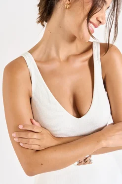 Livia MAILLOT 1 PIECE MANDINI BREHAT Blanc