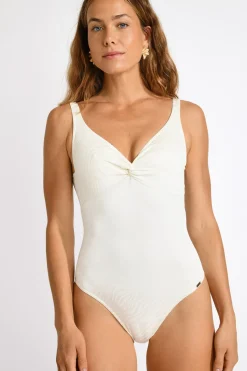 Livia MAILLOT 1 PIECE NANCIE BELLEMARE Blanc