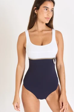 Livia MAILLOT 1 PIECE MEGRANIE TAMARINDO Bleu Online