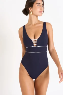 Livia MAILLOT 1 PIECE SUZELLE TAMARINDO Bleu Outlet