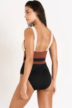 Livia MAILLOT 1 PIECE BERINE MASBATE Noir Clearance