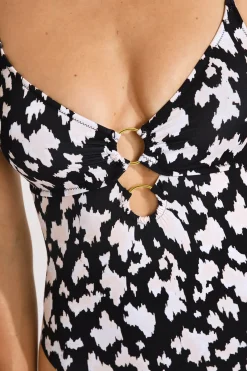 Livia MAILLOT 1 PIECE BLANKA BAVARO Noir Best