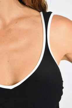 Livia MAILLOT 1 PIECE CAMELIA MADRYN Noir New