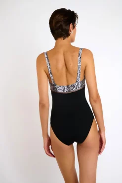 Livia MAILLOT 1 PIECE ESCONA SKINARIA Noir Discount