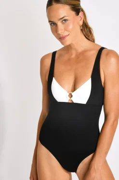 Livia MAILLOT 1 PIECE MANUELA VALERIA Noir Sale