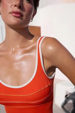 Livia MAILLOT 1 PIECE ANTHENIA NAXOS Orange Best