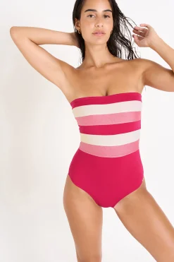 Livia MAILLOT 1 PIECE LEONIE NAXOS Rose New