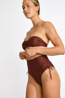 Livia Maillot de bain 2 pièces acajou FEDYA & DIOME ADAMAN Marron Best