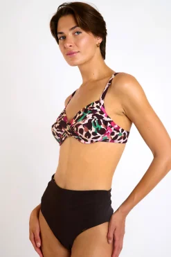 Livia Maillot de bain 2 pièces imprimé animal SASKIA & ADELES BARBATI Beige Sale