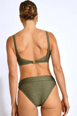 Livia Maillot de bain 2 pièces MARIA & ADELES DORADAS Kaki Clearance