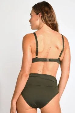 Livia Maillot de bain 2 pièces SASKIA & ADELES HERMOSO Kaki New