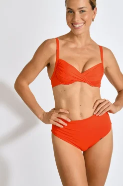 Livia Maillot de bain 2 pièces mandarine SASKIA & ADELES HERMOSO Orange