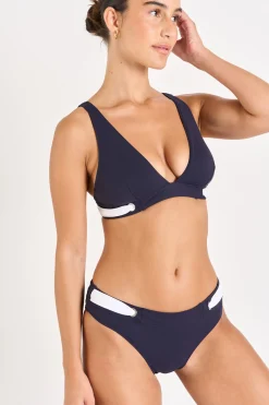 Livia maillot de bain 2 pièces marine MAYLIS & BRUNE TAMARINDO Bleu