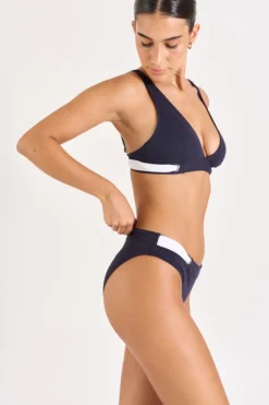 Livia maillot de bain 2 pièces marine MAYLIS & BRUNE TAMARINDO Bleu
