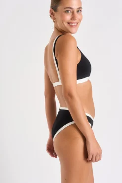 Livia maillot de bain 2 pièces LOCANA & REINE PAIMPOL Noir Hot