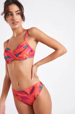 Livia Maillot de bain 2 pièces papaye Saskia & Mauve Colorea Rose, Orange Sale