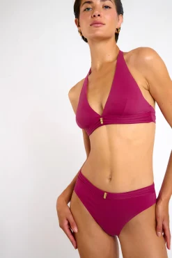 Livia Maillot de bain 2 pièces triangle rose BAYRO & IRMA EDEN Clearance