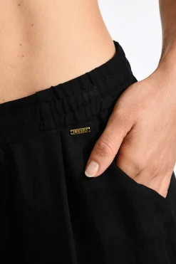 Livia PANTALON BEACHWEAR ALYA ALAGOA Noir New