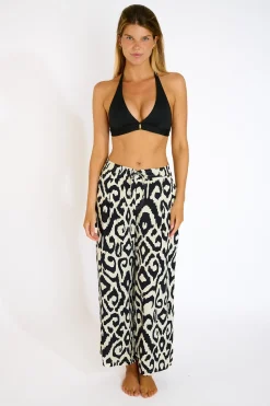 Livia PANTALON BEACHWEAR ALYA LIMANIA Noir New
