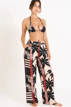 Livia PANTALON BEACHWEAR ALYA MESQUIDA Noir Hot