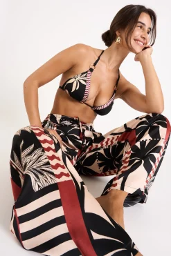 Livia PANTALON BEACHWEAR ALYA MESQUIDA Noir Hot