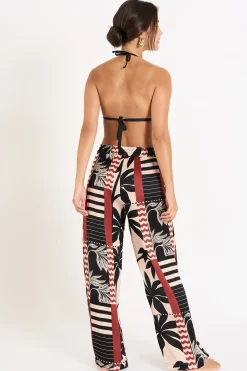 Livia PANTALON BEACHWEAR ALYA MESQUIDA Noir Hot