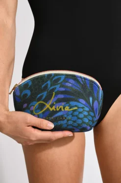 Livia Pochette ANNA SALIS Bleu Sale
