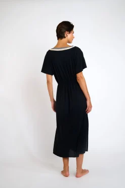 Livia ROBE BEACHWEAR SARANDA SAMOS Noir Best