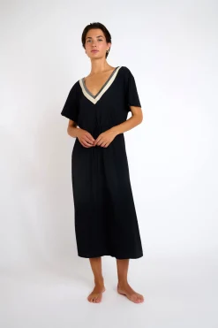 Livia ROBE BEACHWEAR SARANDA SAMOS Noir Best