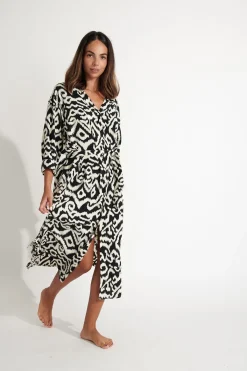 Livia ROBE SALINE GAROUPE Noir Sale