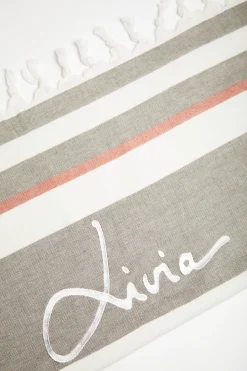 Livia Serviette de plage GIORGOS FOUTAS Multicolore Discount