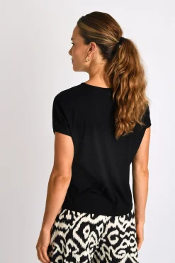 Livia TSHIRT YALDA VARGAS Noir Outlet