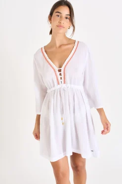 Livia TUNIQUE BEACHWEAR SOLVEIG ANDROTT Blanc Hot