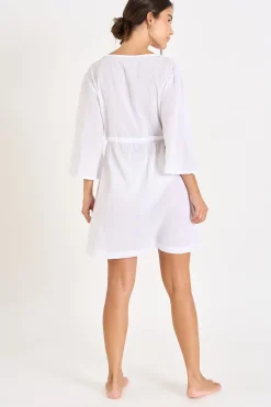 Livia TUNIQUE BEACHWEAR SOLVEIG ANDROTT Blanc Hot