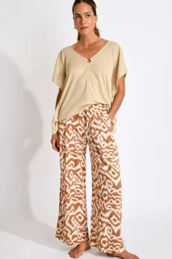 Livia TUNIQUE BEACHWEAR YASMINE HAMAMET Mordoré Outlet