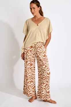 Livia TUNIQUE BEACHWEAR YASMINE HAMAMET Mordoré Outlet